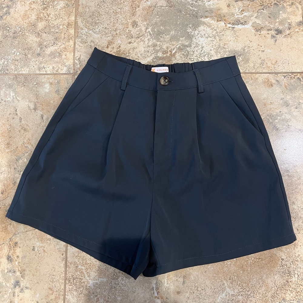 Classic Dark Grey Women's Dress Shorts